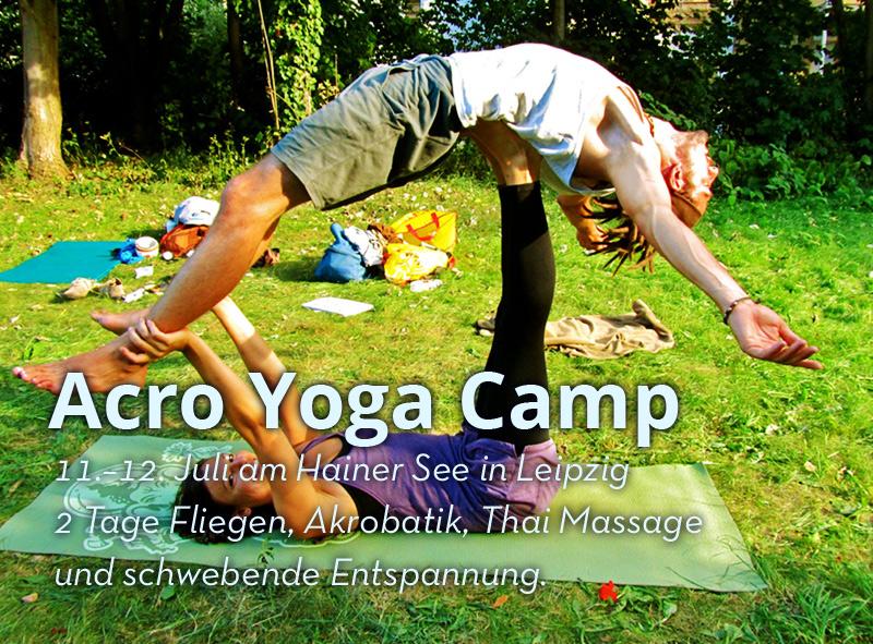 Acro Yoga Camp am Hainer See am 11.-12. Juli