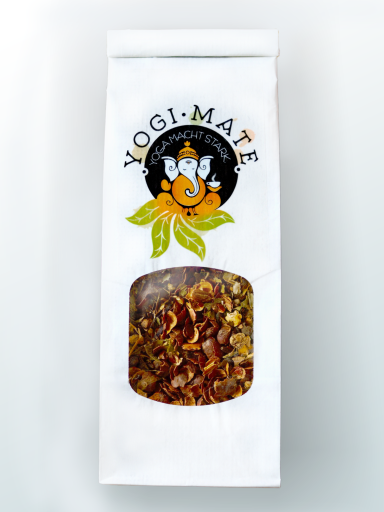 Yogi-Mate Tee mit Ganesha. Der koffeinhaltige Yogitee für eine angenehm wache Gelassenheit